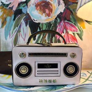 PRELOVED KATE SPADE NOVELTY JAZZ THINGS UP BOOM BOX Shoulder BAG Top Handle